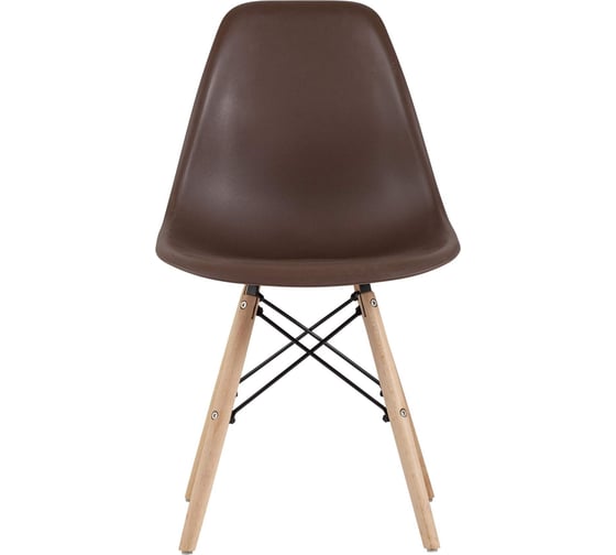 Обеденный стул для кухни Стул Груп dsw style v коричневый, разборный фрейм, 4 шт. Y801-V SEAT brown BOX