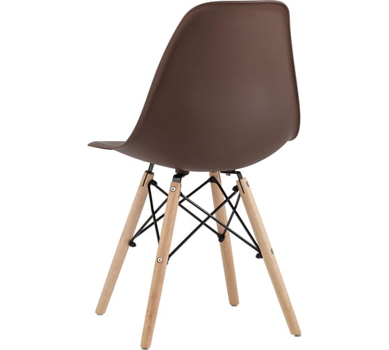 Обеденный стул для кухни Стул Груп dsw style v коричневый, разборный фрейм, 4 шт. Y801-V SEAT brown BOX