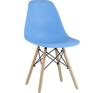 Обеденный стул для кухни Стул Груп dsw style v голубой, разборный фрейм, 4 шт. Y801-V SEAT light blue BOX