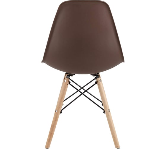 Обеденный стул для кухни Стул Груп dsw style v коричневый, разборный фрейм Y801-V SEAT brown