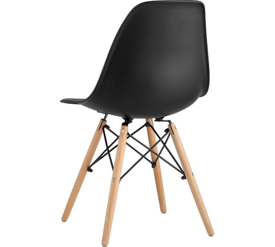 Обеденный стул для кухни Стул Груп dsw style v черный, разборный фрейм, 4 шт. Y801-V SEAT black BOX