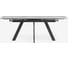 Стол Woodville невис 140(200)х80x76 creto statuario cara polished черный 553538 4