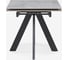 Стол Woodville невис 140(200)х80x76 creto statuario cara polished черный 553538 5