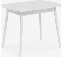 Стеклянный стол Woodville калверт белый 551083 30108644