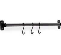 Рейлинг в сборе Pomi d'Oro 40см, 3 крючка P280525 Railing