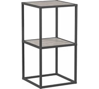 Стеллаж НАЙДИ 2, 400x400x782 мм, графит, лдсп бетонный камень LS2-77349