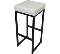 Барный табурет MODULE`S TYLE Loft белый крок йо/черный глянец ВИ0079