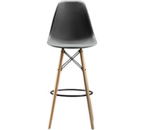 Барный стул LEON GROUP в стиле eames dsw, графит, 1 шт. LEON1801B-GR1