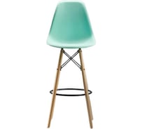 Барный стул LEON GROUP в стиле eames dsw, мятный, 1 шт. LEON1801B-MINT1