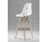 Барный стул LEON GROUP в стиле eames dsw, молочный, 1 шт. LEON1801B-MW1 3