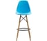 Барный стул LEON GROUP в стиле eames dsw, синий, 1 шт. LEON1801B-DBL1 1