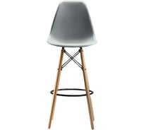 Барный стул LEON GROUP в стиле eames dsw, светло-серый, 1 шт. LEON1801B-LG1