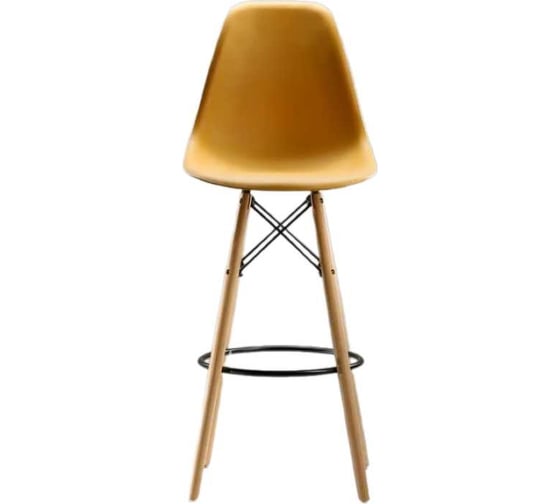 Барный стул LEON GROUP в стиле eames dsw, светло-коричневый, 1 шт. LEON1801B-LB1