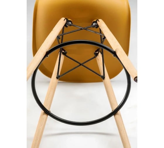 Барный стул LEON GROUP в стиле eames dsw, светло-коричневый, 1 шт. LEON1801B-LB1