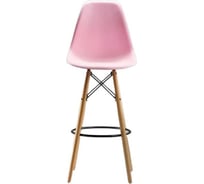 Барный стул LEON GROUP в стиле eames dsw, розовый, 1 шт. LEON1801B-PIN1