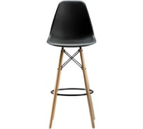 Барный стул LEON GROUP в стиле eames dsw, черный, 1 шт. LEON1801B-BL1