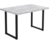 Обеденный стол Alternative п-образный, бетон светлый, 9631 пч, 38 мм, 1200x800x750, в 1 коробке 00000053847