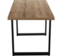 Обеденный стол Alternative п-образный, дуб веллингтон табак, 9761 пч, 38 мм, 1200x800x750, в 1 коробке 00000053996