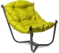 Кресло M-GROUP ЧИЛ, серое основание, жёлтая подушка 12360311