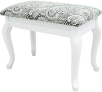 Банкетка Мебелик Ретро с ящиком белый, ткань меркурий П0005702 7593