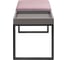Банкетка GreenWeen ALBA BOX черная, Dusty Pink, GreyBox, 850x400x450 GW-ALBABOX-DPGREY-850B 3