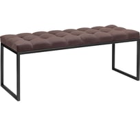 Банкетка GreenWeen ALBA черная, Kashtan, каретная стежка, 1100x400x450 GW-ALBA-KS-110B-K