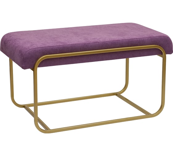 Банкетка GreenWeen SIENA MINI золотая, LAVANDA, 810x420x440 GW-SIENAMINI-LAVANDA-810G