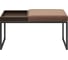 Банкетка GreenWeen ALBA BOX черная, Mocco, BrownBox, 850x400x450 GW-ALBABOX-MOCBROWN-850B 2