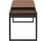 Банкетка GreenWeen ALBA BOX черная, Mocco, BrownBox, 850x400x450 GW-ALBABOX-MOCBROWN-850B 3