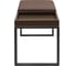 Банкетка GreenWeen ALBA BOX черная, Kashtan, BrownBox, 850x400x450 GW-ALBABOX-KASHBROWN-850B 6