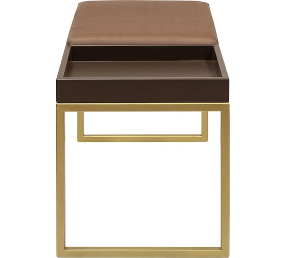 Банкетка GreenWeen ALBA BOX золотая, Mocco, BrownBox, 850x400x450 GW-ALBABOX-MOCBROWN-850G