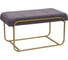Банкетка GreenWeen SIENA MINI ANTRACITE золотая, 810x420x440 GW-SIENAMINI-ANTR-810G 1