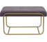 Банкетка GreenWeen SIENA MINI ANTRACITE золотая, 810x420x440 GW-SIENAMINI-ANTR-810G 2