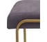 Банкетка GreenWeen SIENA MINI ANTRACITE золотая, 810x420x440 GW-SIENAMINI-ANTR-810G 4