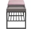 Банкетка GreenWeen RUBY BOX черная, Dusty Pink, GreyBox, 850x400x450 GW-RUBYBOX-DPGREY-850B 3