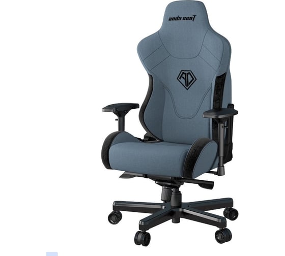 Игровое кресло Andaseat T-Pro 2, голубой/черный, размер XL AD12XLLA-01-SB-F