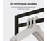 Напольная вешалка для одежды GENGLASS ZILOSI Black металлическая, гардеробная стойка 185x45 см GGR-11-2 5