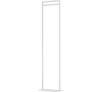 Напольная вешалка для одежды GENGLASS ZILOSI White металлическая, гардеробная стойка 185x45 см GGR-11-3