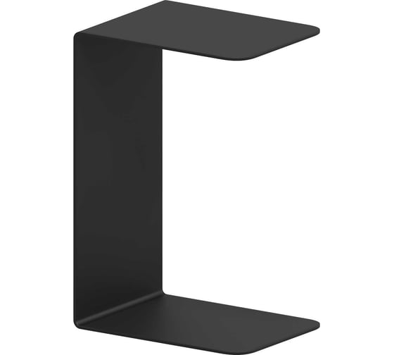 Журнальный столик GENGLASS черный металлический приставной RILONI GGT-12-2