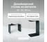 Журнальный столик GENGLASS черный металлический приставной RILONI GGT-12-2 2