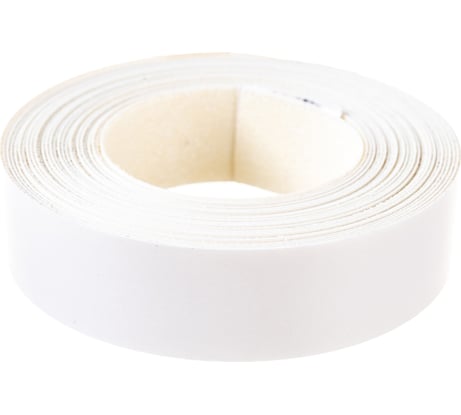 Кромочная лента Невский Крепеж меламиновая с клеем 19 мм - белая W2250 5 м 801934