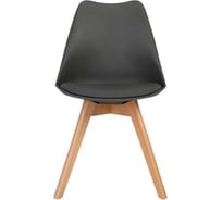 Стул LEON GROUP мягкий, в стиле eames dsw, темно-серый, 1 шт. LEON1804M-DG1