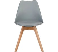 Стул LEON GROUP мягкий, в стиле eames dsw, пепельный, 1 шт. LEON1804M-PEP1