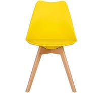 Стул LEON GROUP мягкий, в стиле eames dsw, желтый, 1 шт. LEON1804M-YE1