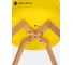 Стул LEON GROUP мягкий, в стиле eames dsw, желтый, 1 шт. LEON1804M-YE1 4