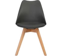Стул LEON GROUP мягкий, в стиле eames dsw, графит, 1 шт. LEON1804M-GR1