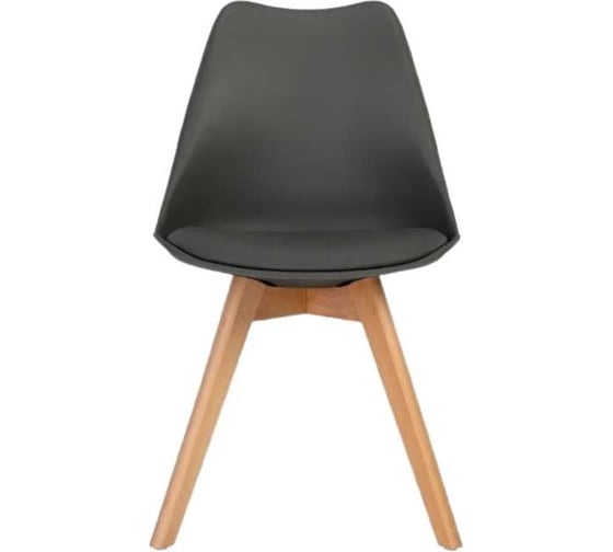 Стул LEON GROUP мягкий, в стиле eames dsw, графит, 1 шт. LEON1804M-GR1