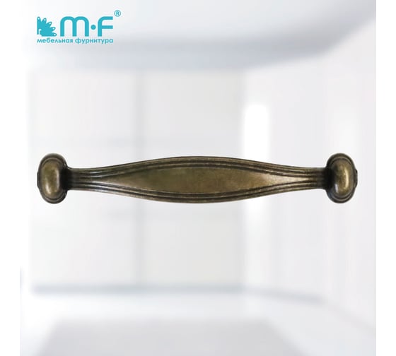 Ручка-скоба MF K6210 96 мм, старая бронза 71833v