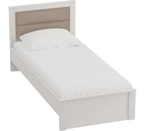 Кровать Мебельград Элана спальня 900 с ортопедическим основанием на опорах бодега белая 62152