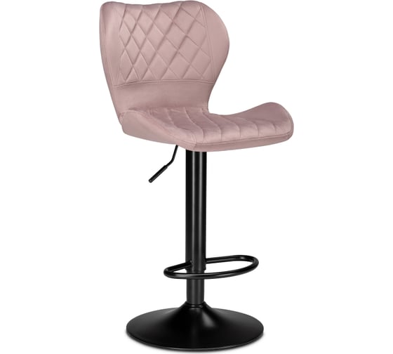 Барный стул Woodville porch pink/black 15724